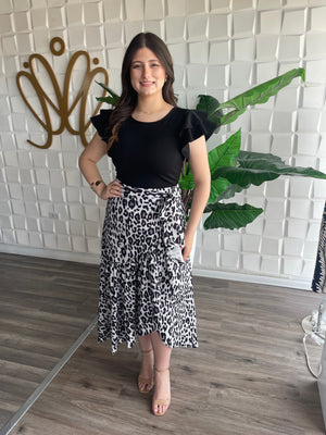 B & W Skirt
