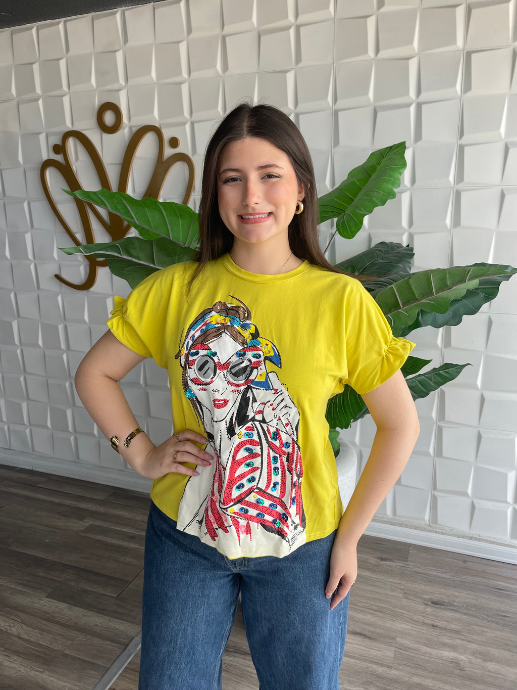 Yellow Fashion Top