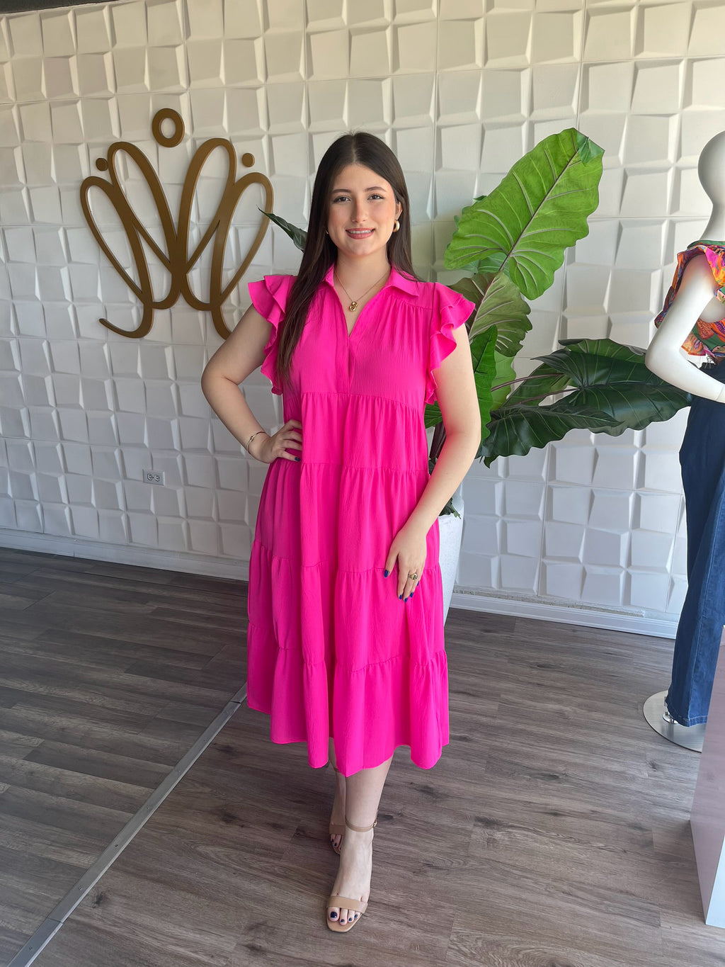 Fashion Ruffled Dress