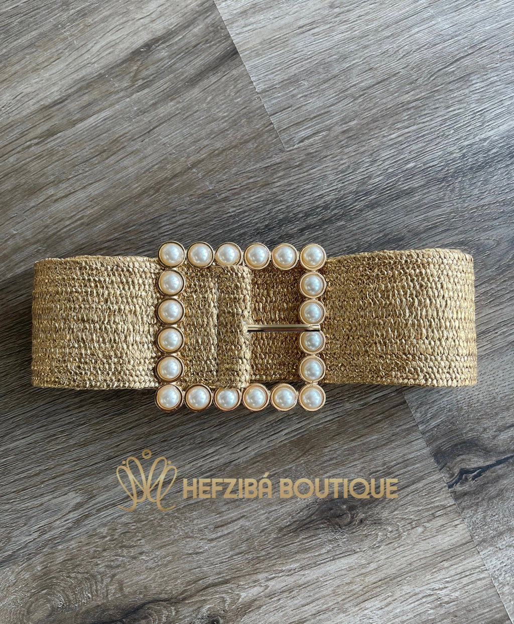 Golden Pearled Belt