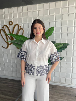 Embroidery Fashion Top