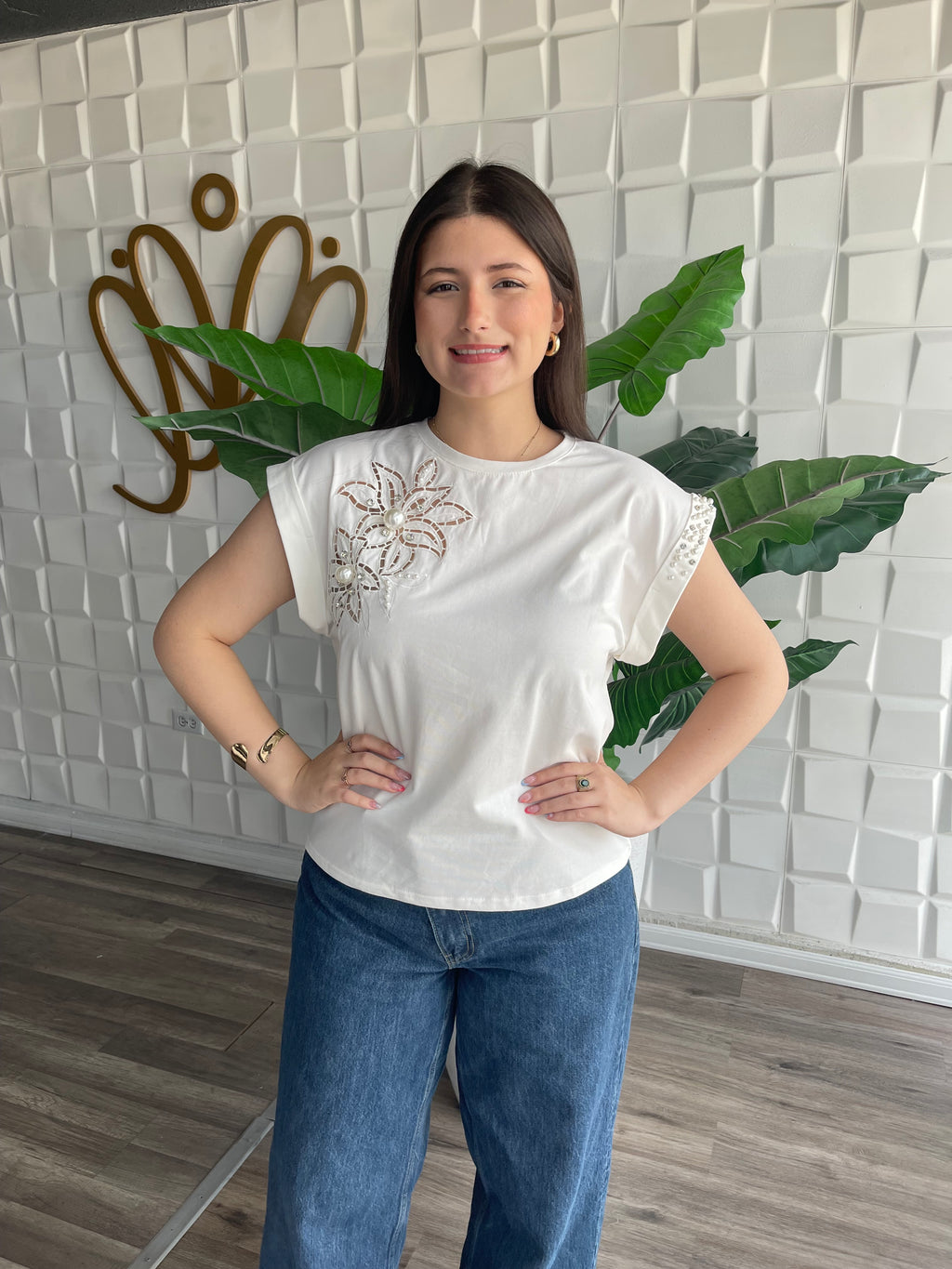 Pearls Fashion Top