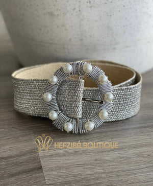 Silver Pearl Belt