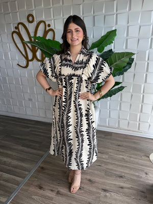 W & B Print Dress