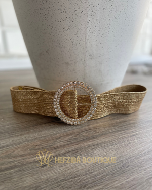 Golden Rhinestone Belt