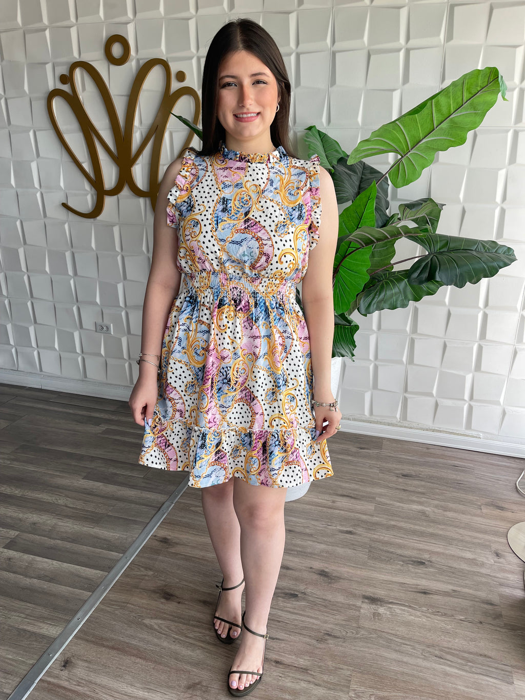 Print Short Dress