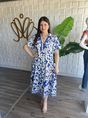Blue Mix Dress