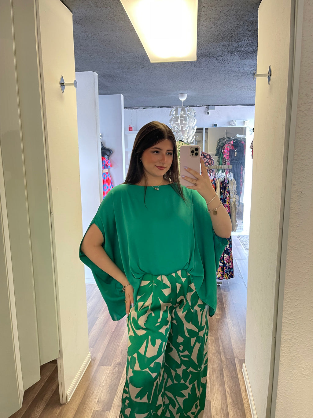 Green Tunic Top
