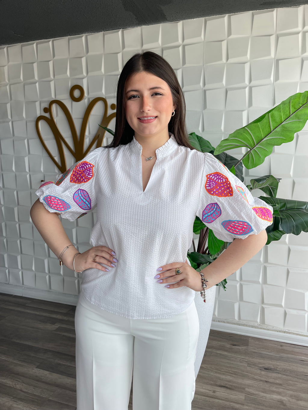 Embroidery Fashion Top