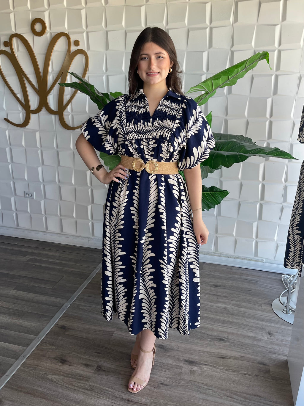 Navy Maxi Dress