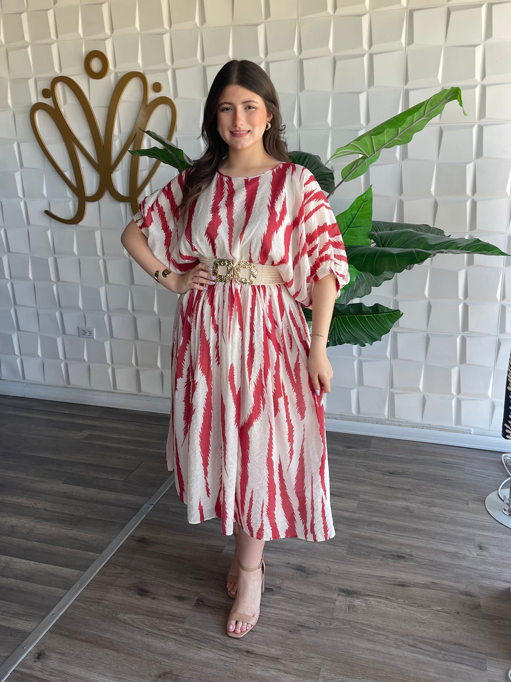 Carmesí Ivory Dress