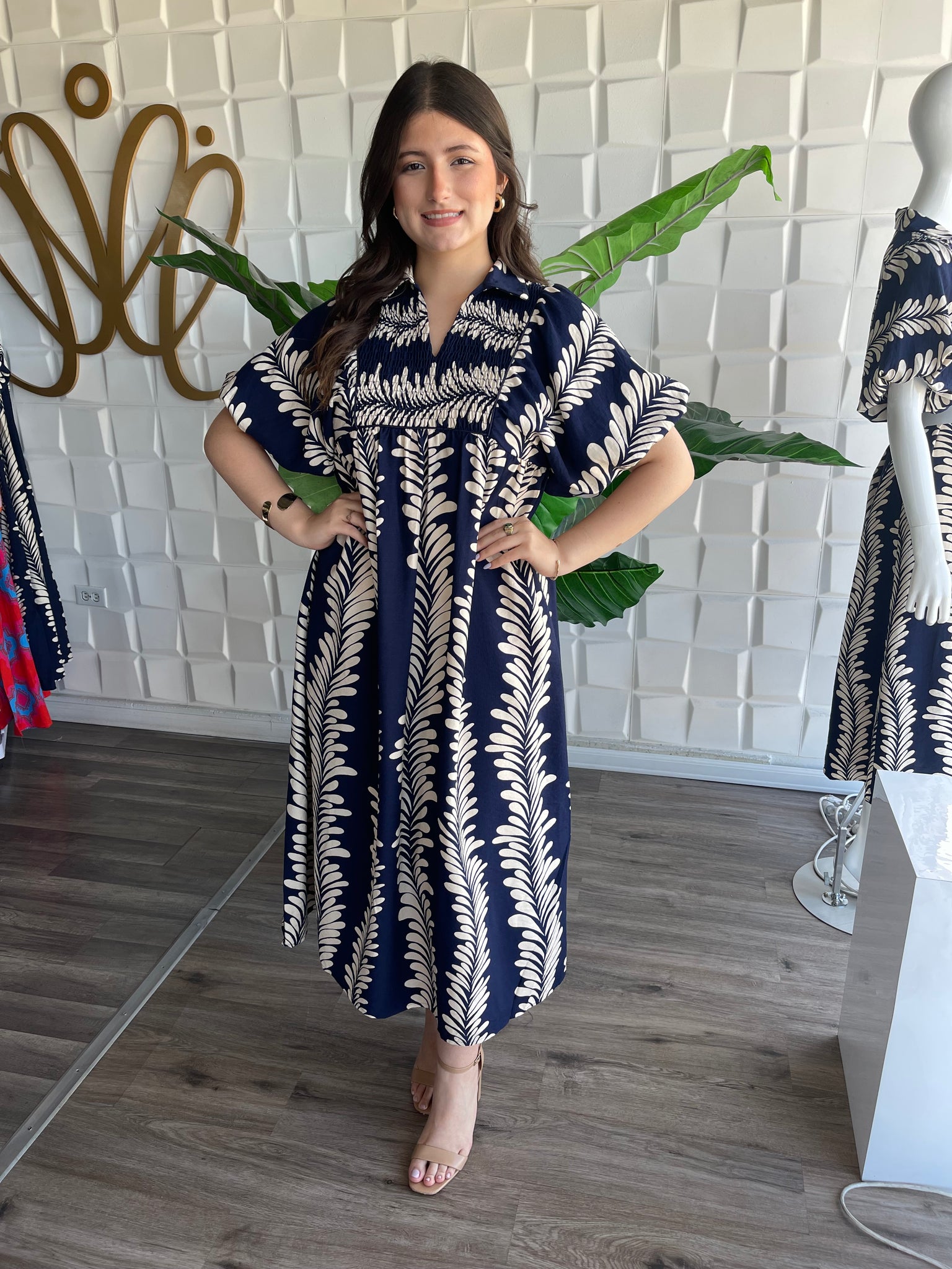 Navy Maxi Dress