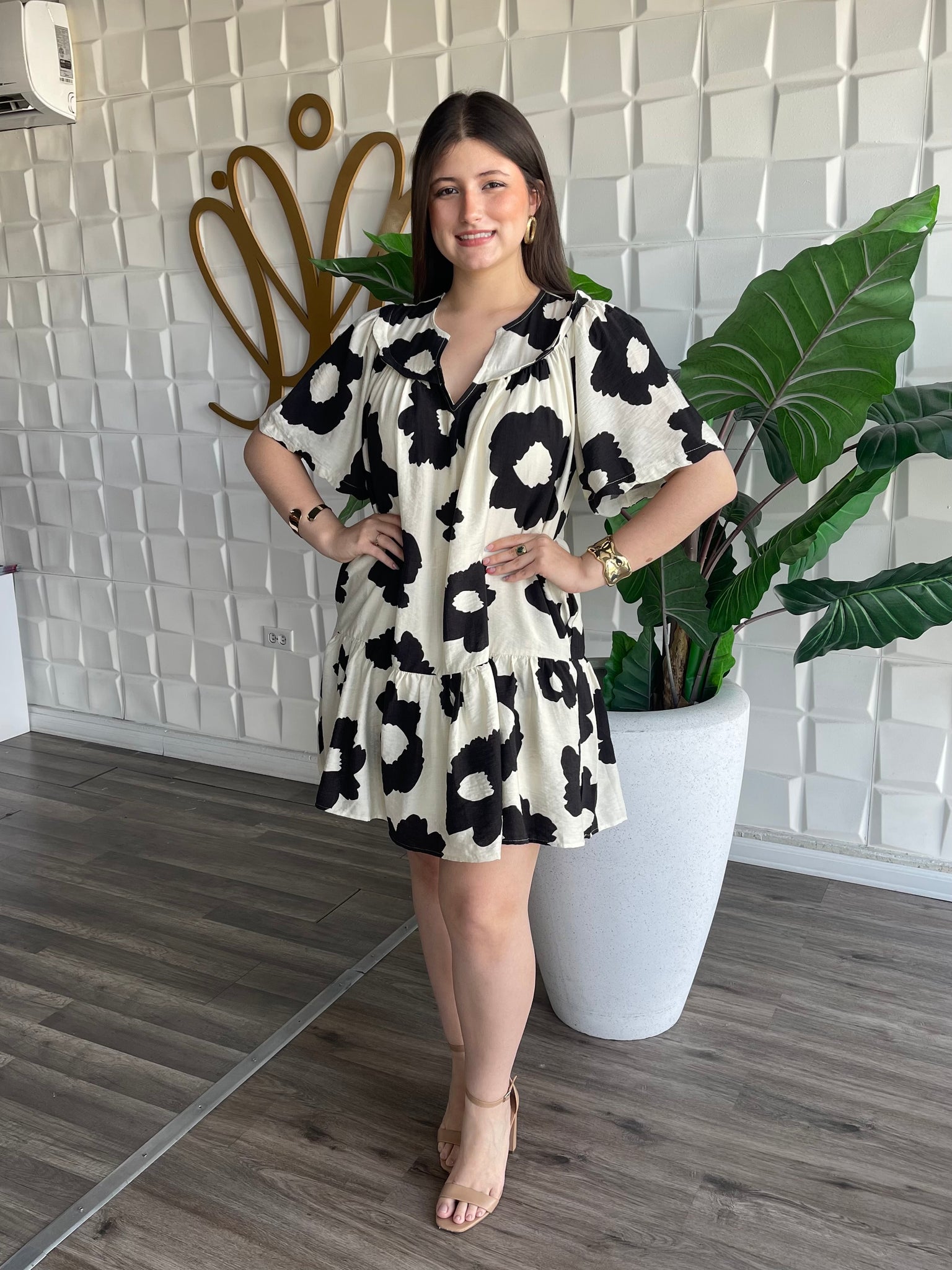 Floral Short Dress